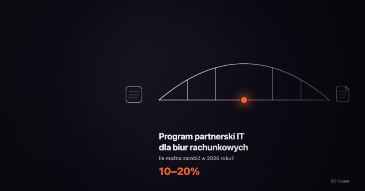 Program partnerski DC House dla biur rachunkowych — prowizja 10-20% od projektu IT